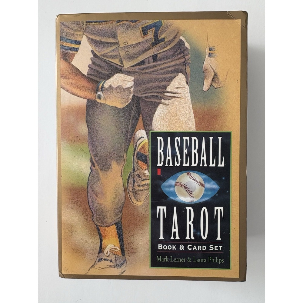 BASEBALL TAROT Book & Card Set Dan Gardiner,‎ Mark Lerner, Laura Philips Y2K 90s